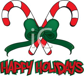 350x318 Picture Of Two Criss Crossed Candy Canes Green Bow