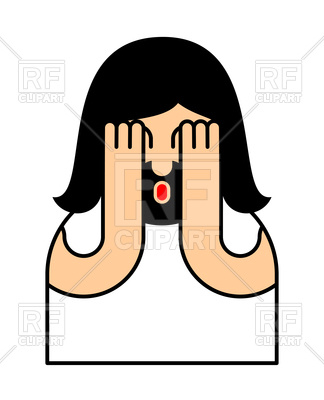 324x400 Oh My God Jesus Emotion Royalty Free Vector Clip Art Image