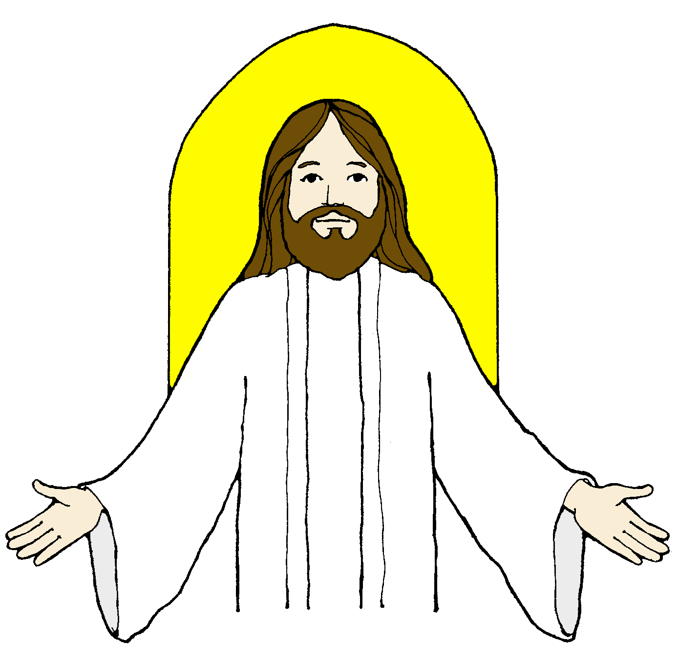 1388x1360 Clip Art Jesus