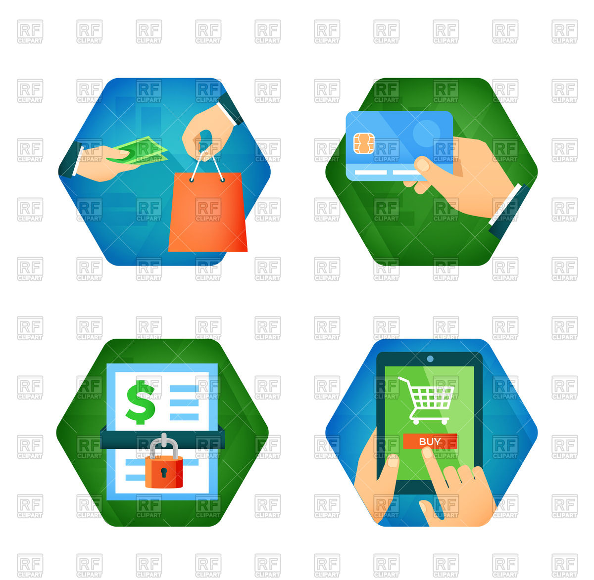 1200x1173 Secure Payment And Online Shopping Icons