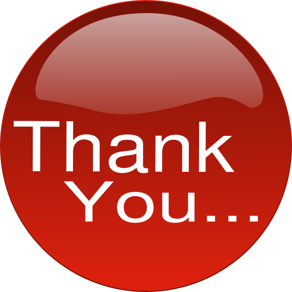 600x600 Thank You Clip Art At Clker Com Vector Clip Art Online Royalty