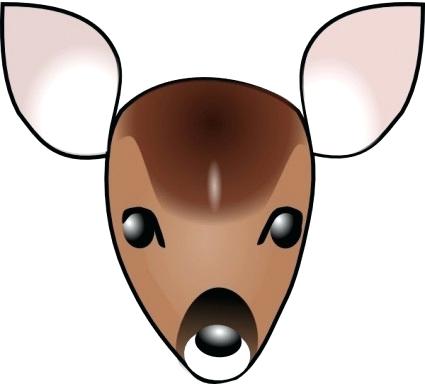 425x384 Free Deer Clipart Deer Head Clip Art Free Vector In Open Office