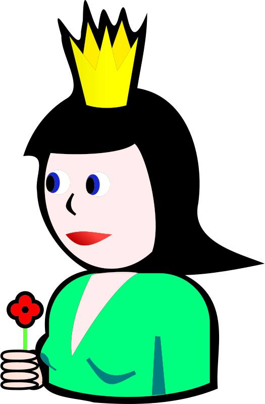 525x800 Free Clipart Queen Of Clubs Seanujones
