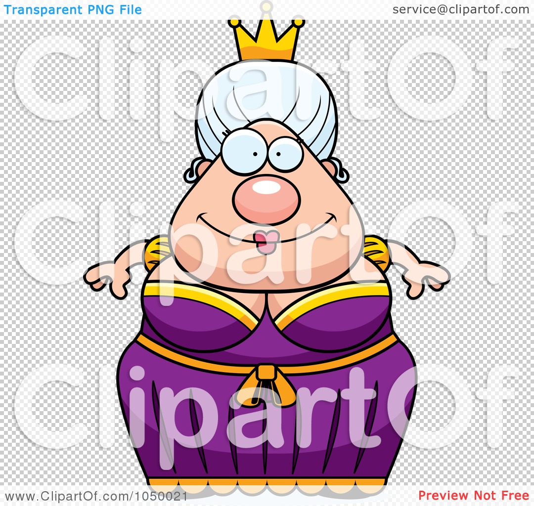 1080x1024 Royalty Free (Rf) Clip Art Illustration Of A Plump Queen By Cory