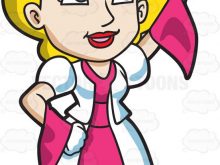 220x165 Queen Clip Art Happy Queen On White Background Vector Illustration