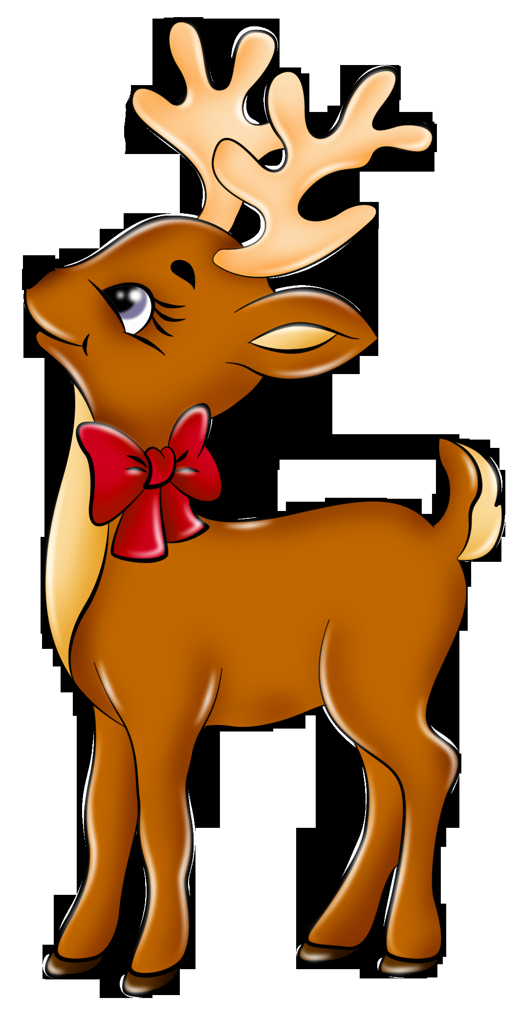 1064x2086 Reindeer Silhouette Template Fresh Cute Reindeer Clip Art Clipart