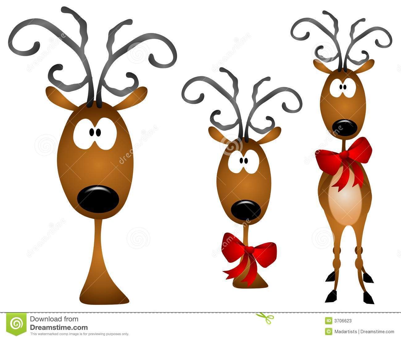 1300x1101 Cartoon Reindeer Clip Art