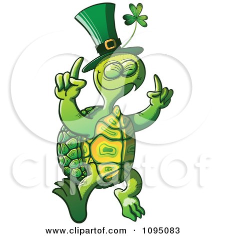 450x470 Clipart St Patricks Day Tortoise Dancing