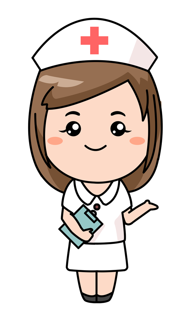 607x1009 Cartoon Images Nurses Colouring To Tiny Nurse Graphics Clip Art