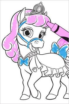 236x354 Disney Princess Palace Pet Coloring Page Of Matey Palace Pets
