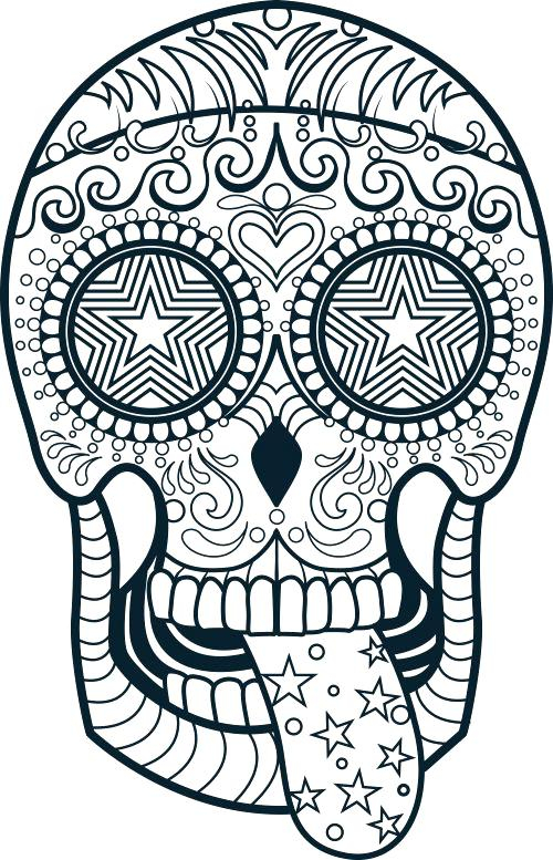 500x777 Skull Printable Coloring Pages Fun Time