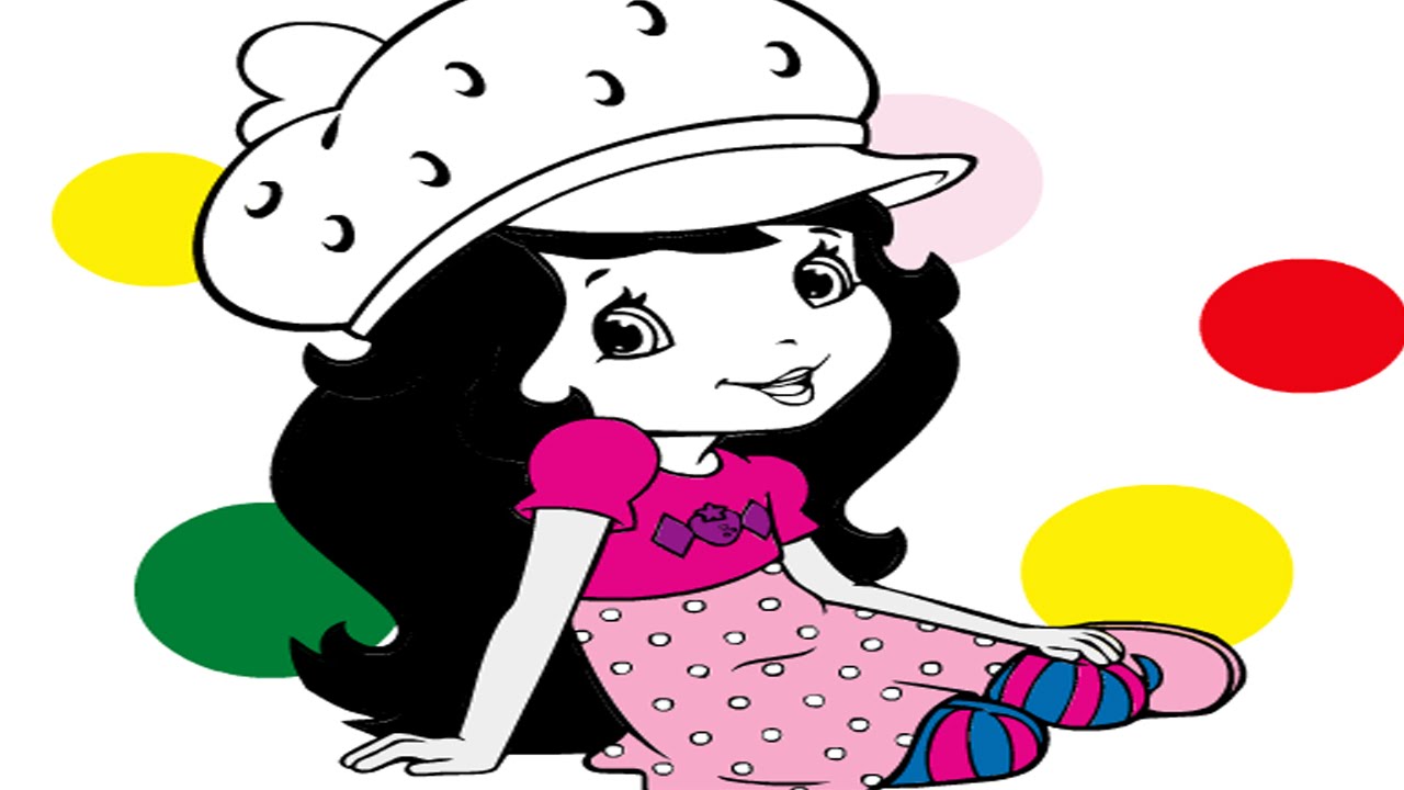 1280x720 Coloring Strawberry Shortcake Shy Online Game