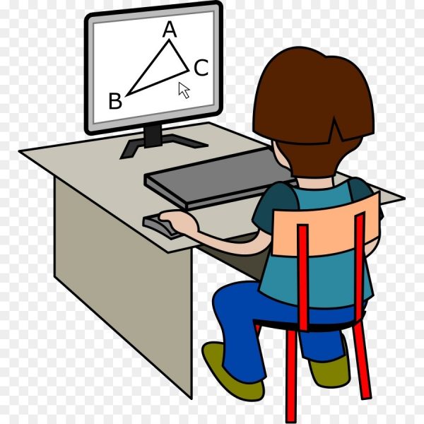 600x600 Computer Free Content Student Clip Art On Line Cliparts Png