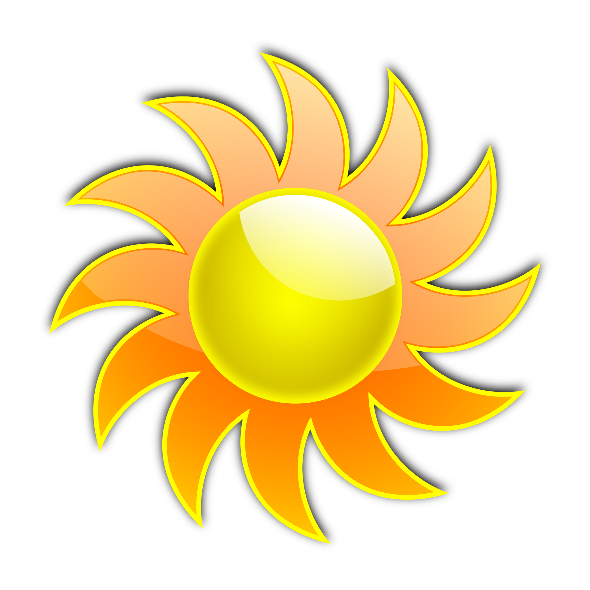 2000x2000 Cool Sun Clip Art Free Clipart Images Image 2