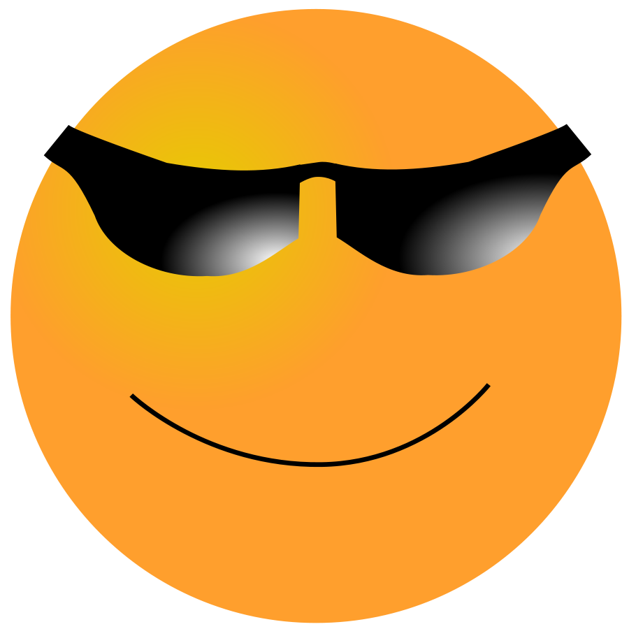 900x900 Smiley Cool Clipart Image Clipart Panda