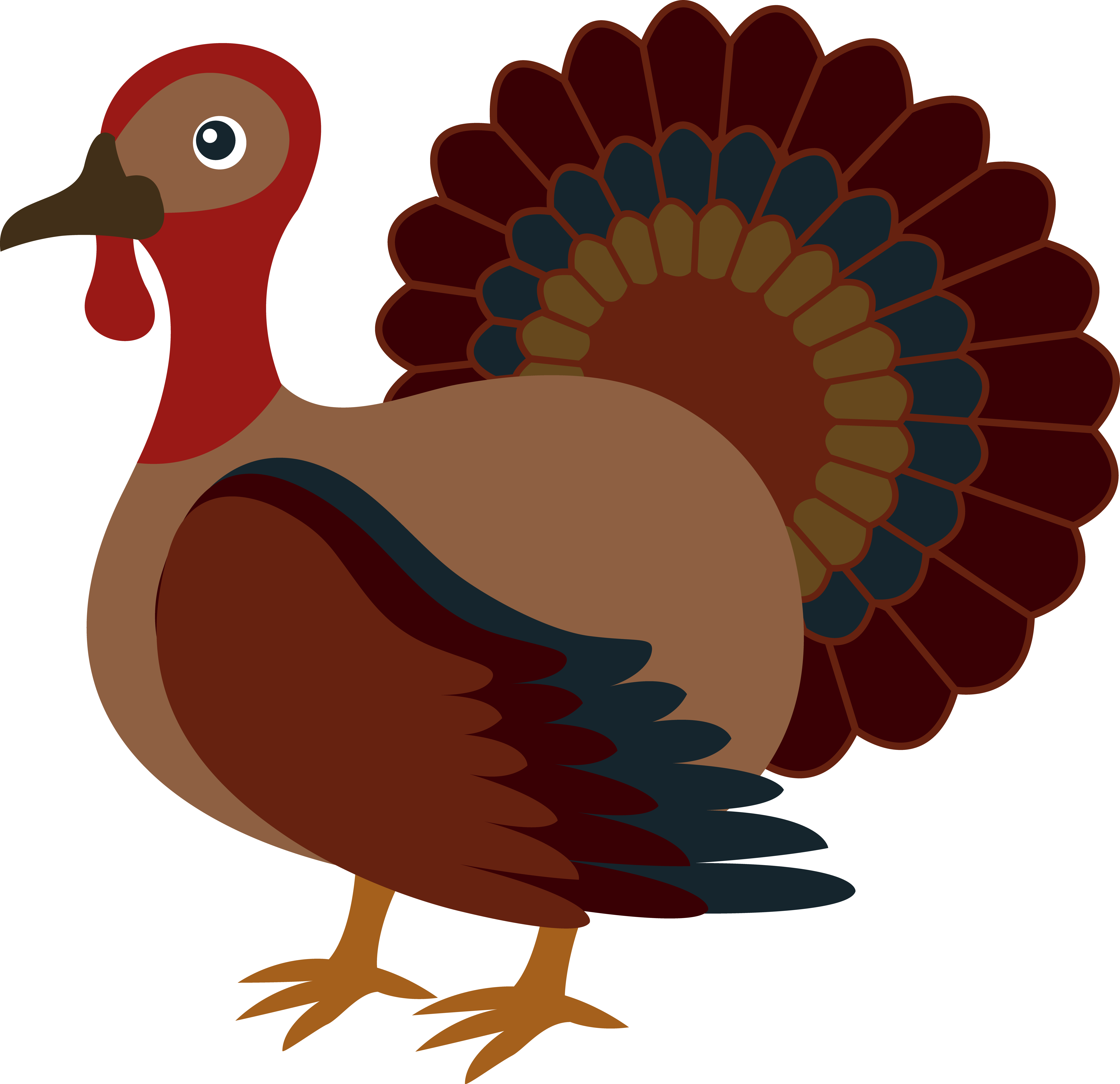 6322x6116 Thanksgiving Cornucopia Clipart