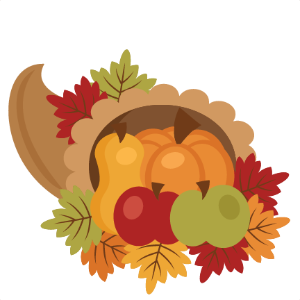 432x432 Thanksgiving Cornucopia Svg Scrapbook Cut File Cute Clipart Files