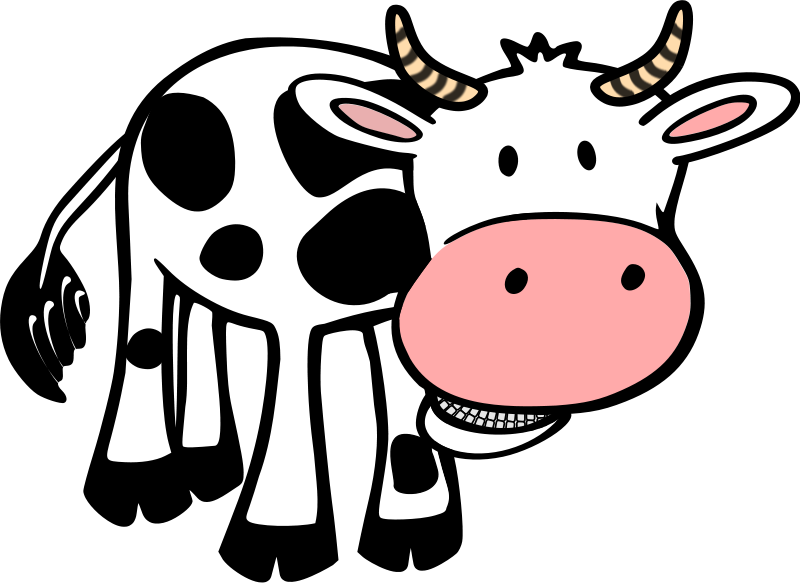 800x583 Cow Clip Art Free Cartoon Clipart Panda