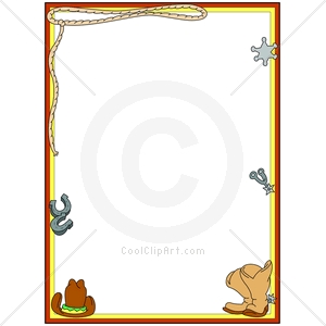 300x300 Western Clip Art Borders Free Clipart