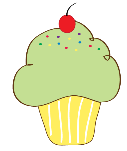 438x521 Cupcakes Clip Art Free Free Cupcake Clipart Pictures And Free