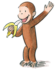 220x278 Entracing Curious George Images Free Printable Monkey Clip Art