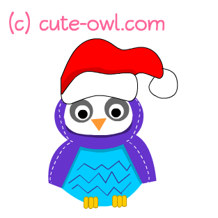 313x313 Cute Owl Free Clip Art
