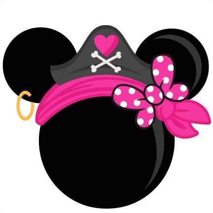 432x432 Minnie Mouse Head Pirate Clipart Minnie Pencil And In Color Pirate