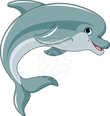 378x400 Dolphin Clipart Free