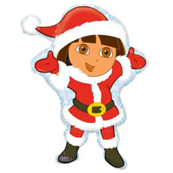 250x250 Dora Christmas Cliparts
