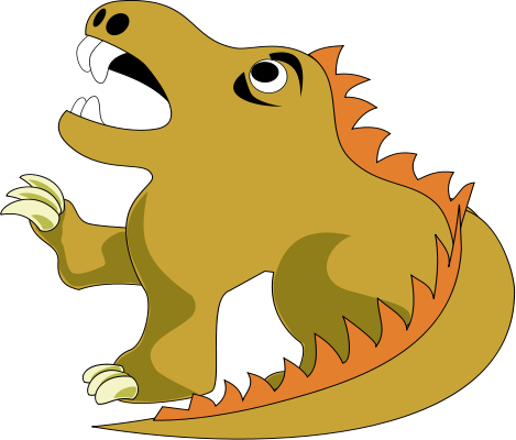 469x400 Free Dragon Clipart