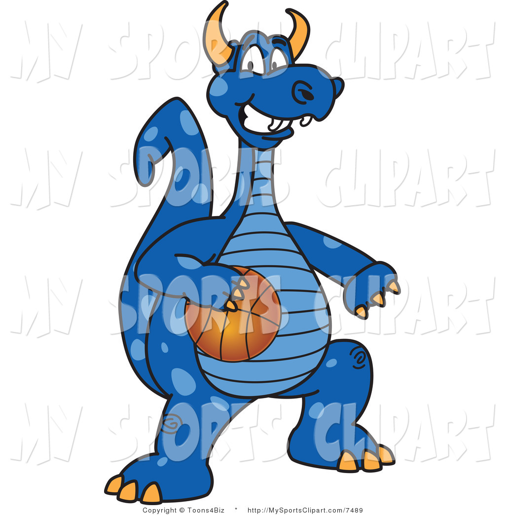 1024x1044 Sports Clip Art Of A Dragon Mascot Playing Basketball By Toons4biz