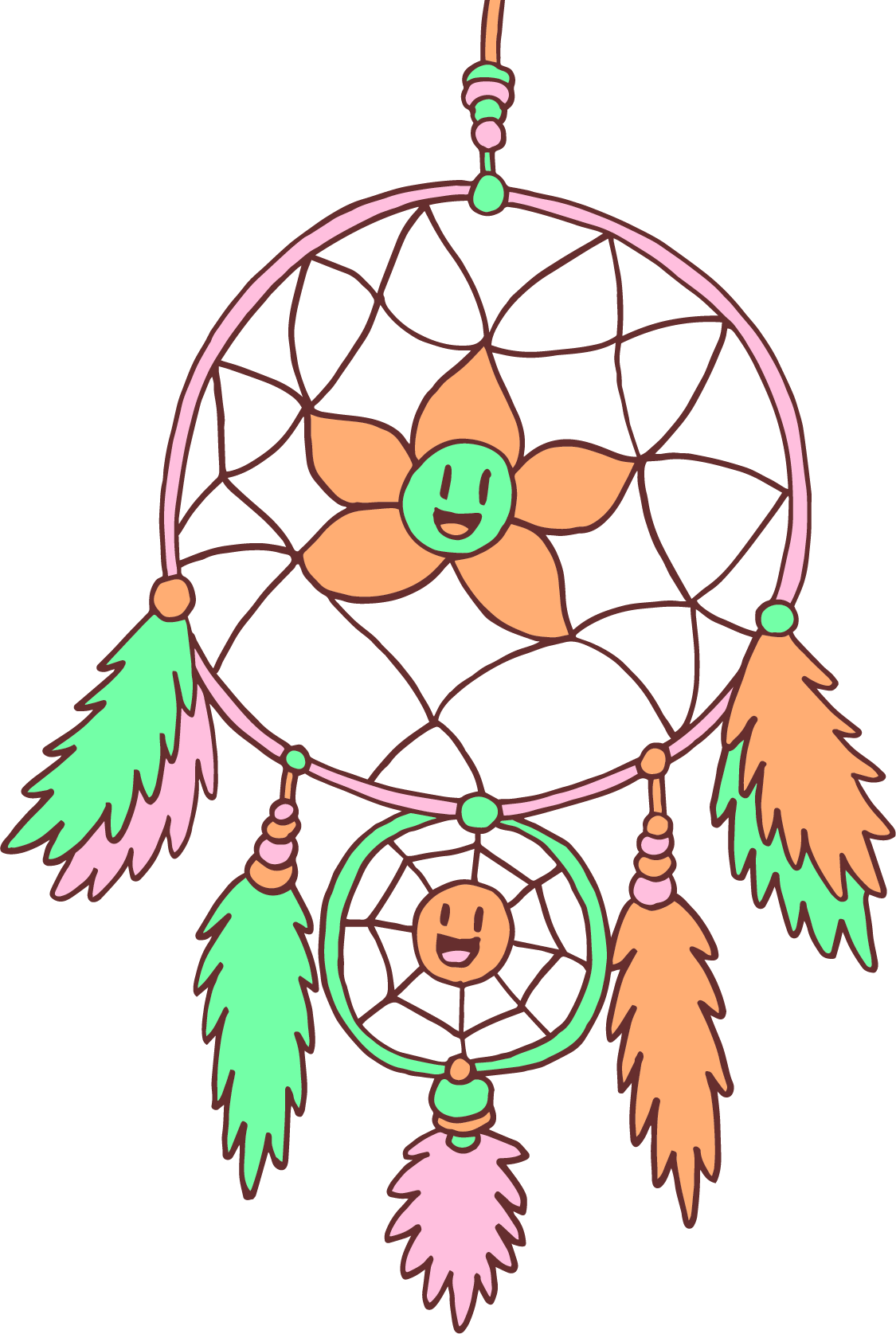 1125x1675 Dreamcatcher Drawing Feather Clip Art
