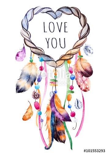 349x500 Hand Drawn Illustration Of Dreamcatcher.ethnic Illustration