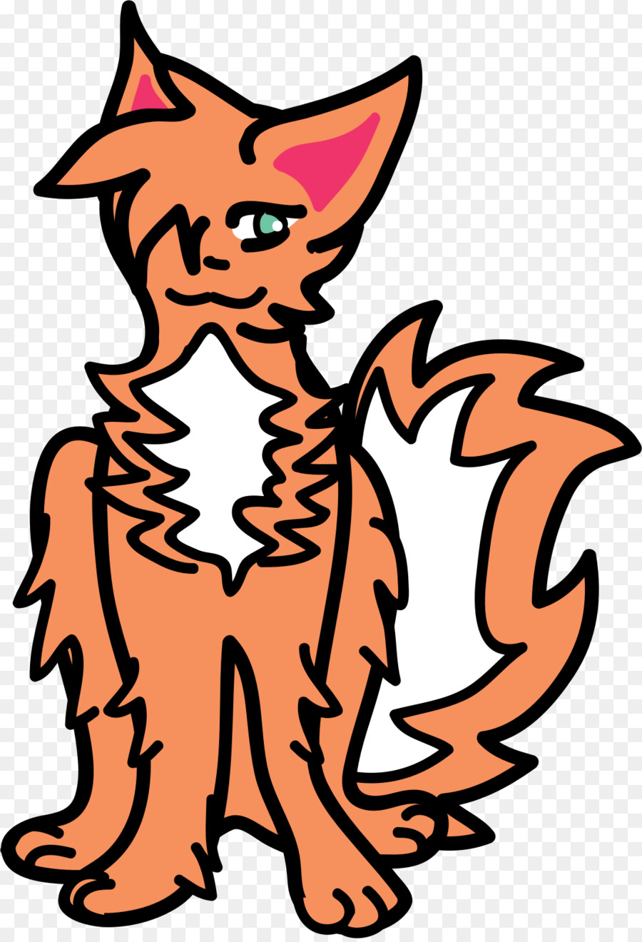 900x1320 Wildcat Cartoon Clip Art