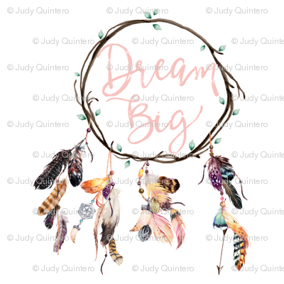 400x400 8 Wild Amp Free Dream Big Dream Catcher Fabric