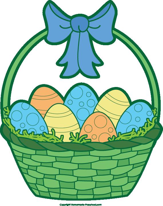 570x720 Easter Egg Basket Clip Art Hd Easter Images