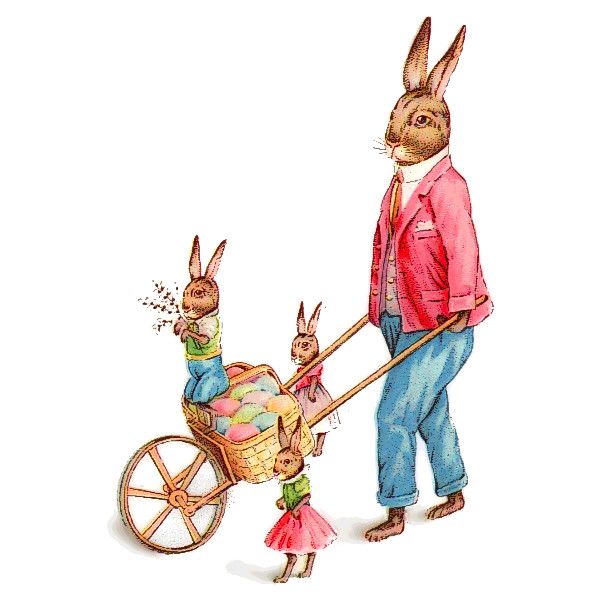 600x600 Free Easter Bunny Clipart