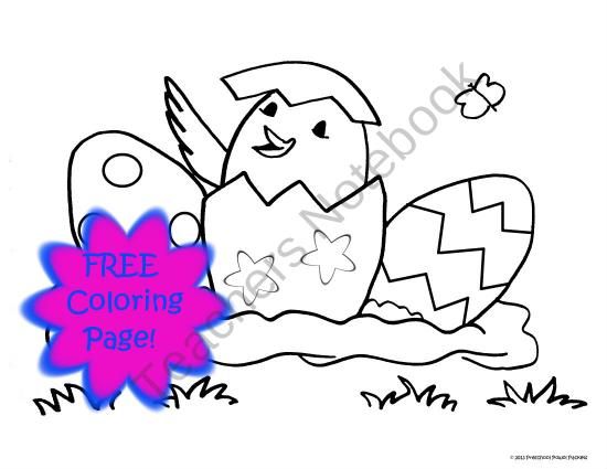 550x425 Free} Chick Eggs Coloring Page!! Crafts For Kids
