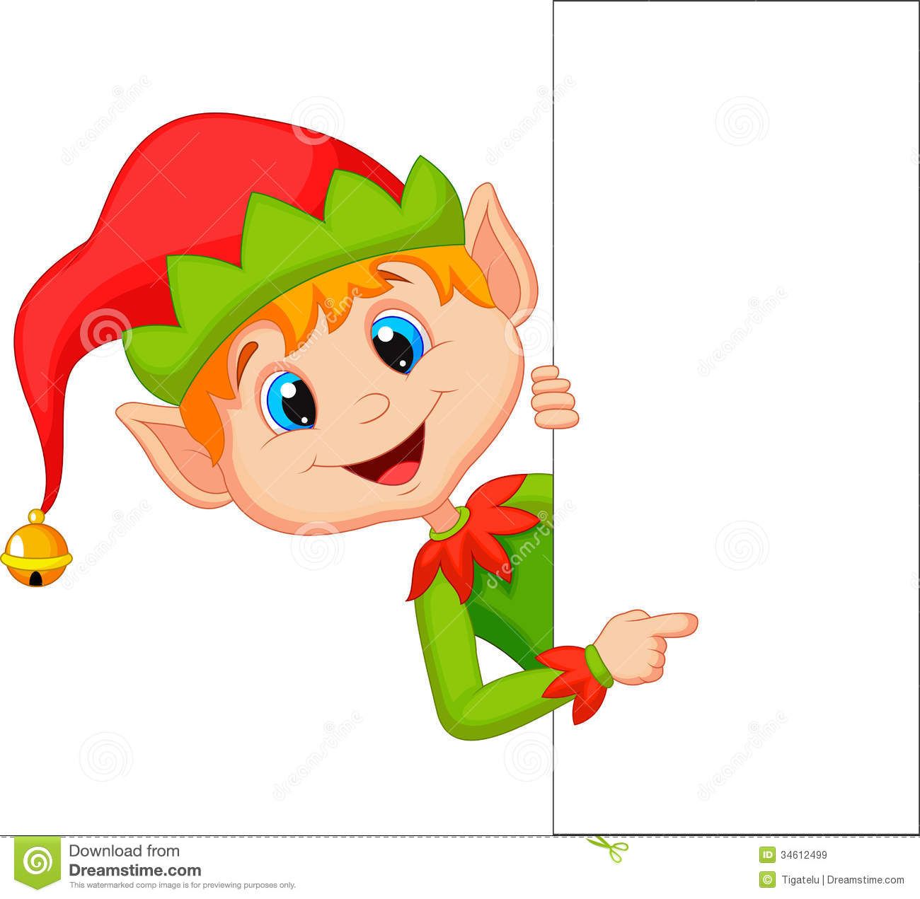 1300x1271 Christmas Santa Elf Clip Art 3 Royalty Free Stock Photo