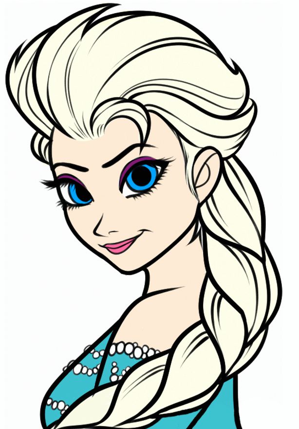 614x881 Collection Of Frozen Elsa Face Clipart High Quality, Free