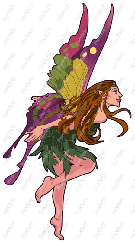 447x800 Fairy Clip Art