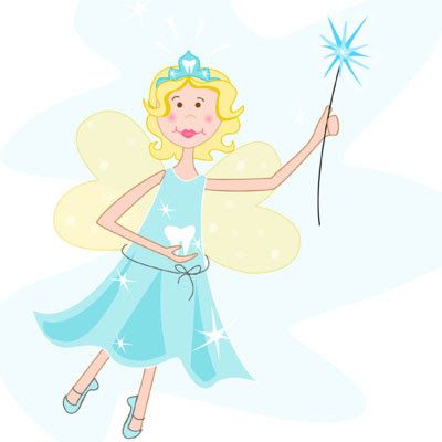 400x400 Elegant Tooth Fairy Clipart