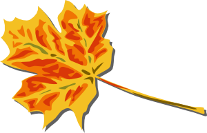 300x193 Fall Leaves Clip Art