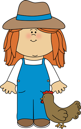 312x500 Farmer Girl From Mycutegraphics Farm Clip Art