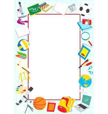 380x400 Clip Art Borders School School Clip Art Borders Printable School