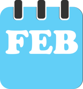 276x298 February Teal Clip Art