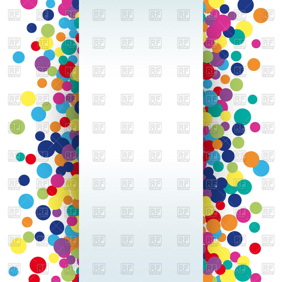 1200x1200 Colorful Abstract Spot Background Royalty Free Vector Clip Art