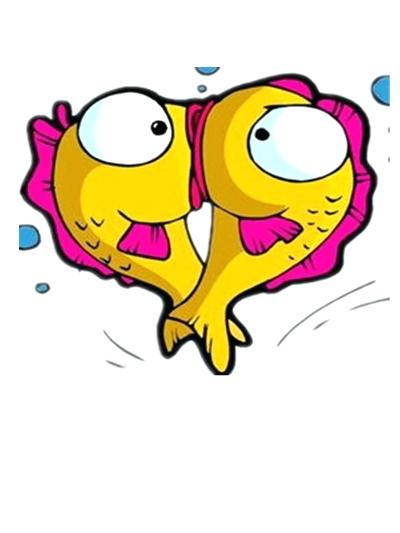 400x533 Kissing Fish Clip Art Coloring Pages Flowers In A Vase Romance