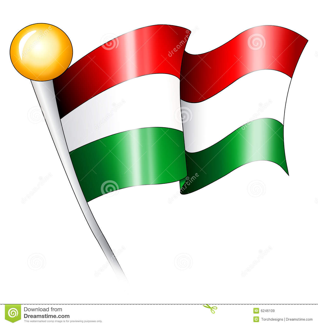 1300x1333 Hungarian Flag Clipart