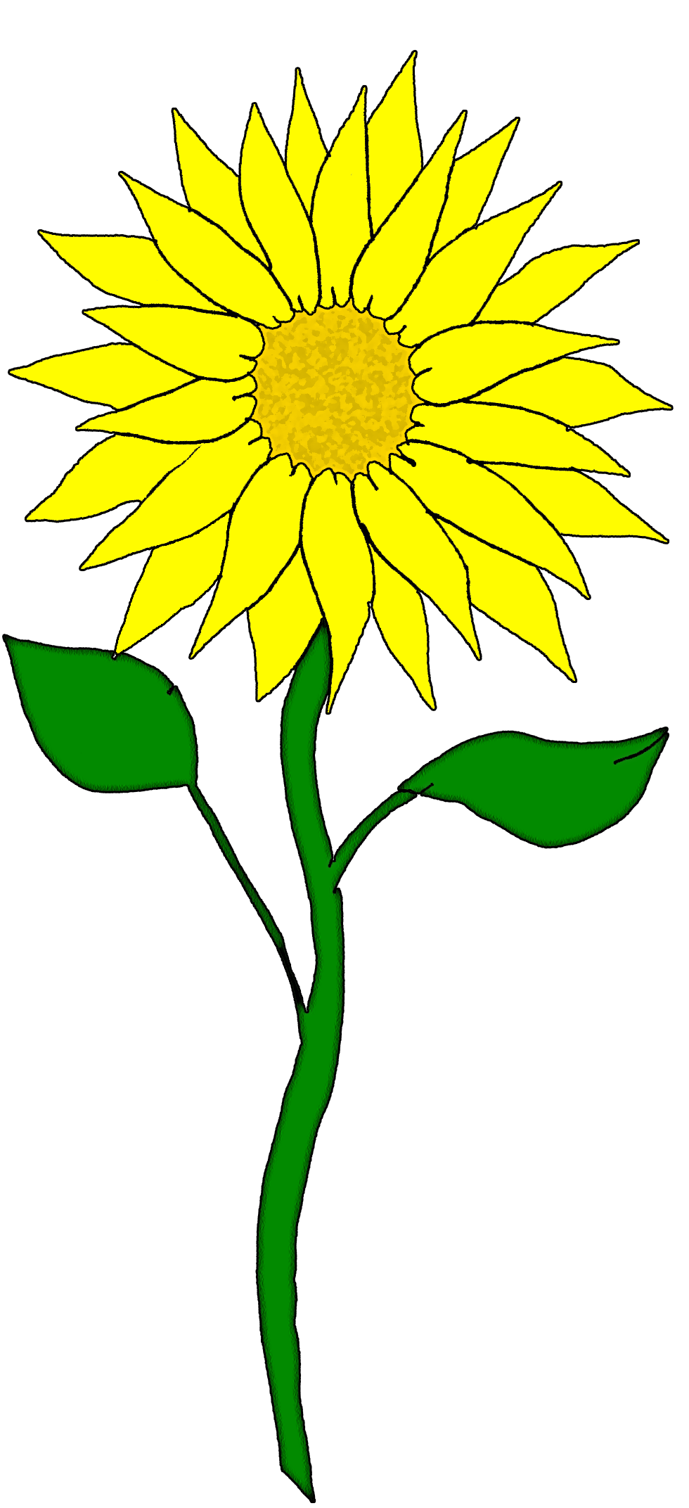 980x2144 Free Flower Clipart